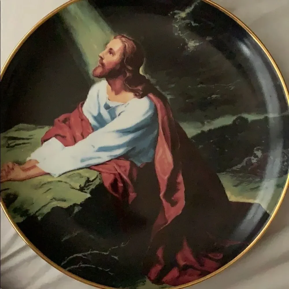 Franklin Mint Thy Will Be Done Collector Plate
